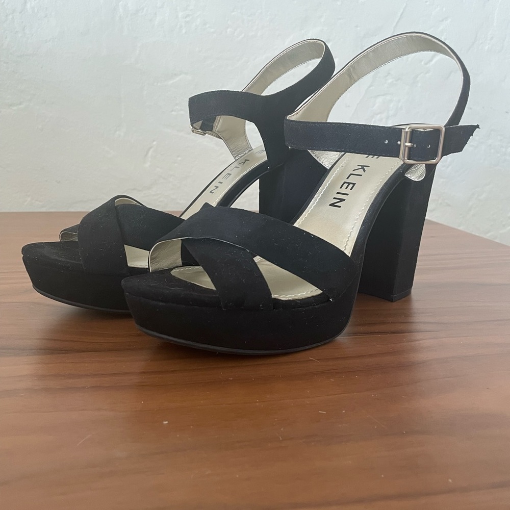 Anne Klein black sandals
